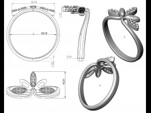 ring 78-3 Modelo de impresión 3D