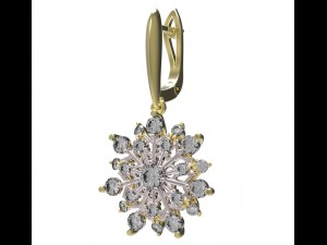 earrings 79-1 3D प्रिंट मॉडल