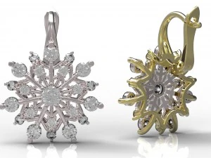 earrings 79-2 3D Print Model
