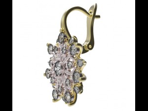 earrings 79-2 3D-printmodel