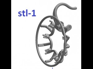earrings 79-2 3D-printmodel