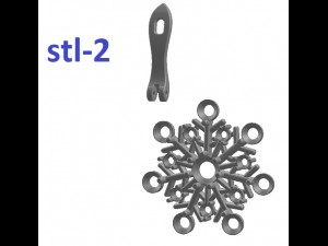 earrings 79-2 3D-printmodel