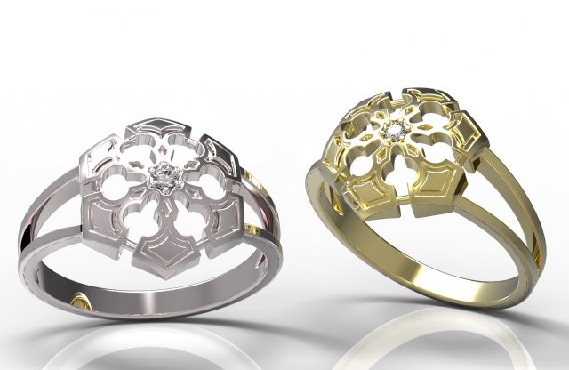 ring 80 Modelo de Impressão 3D .c4d .max .obj .3ds .fbx .stl .blend 