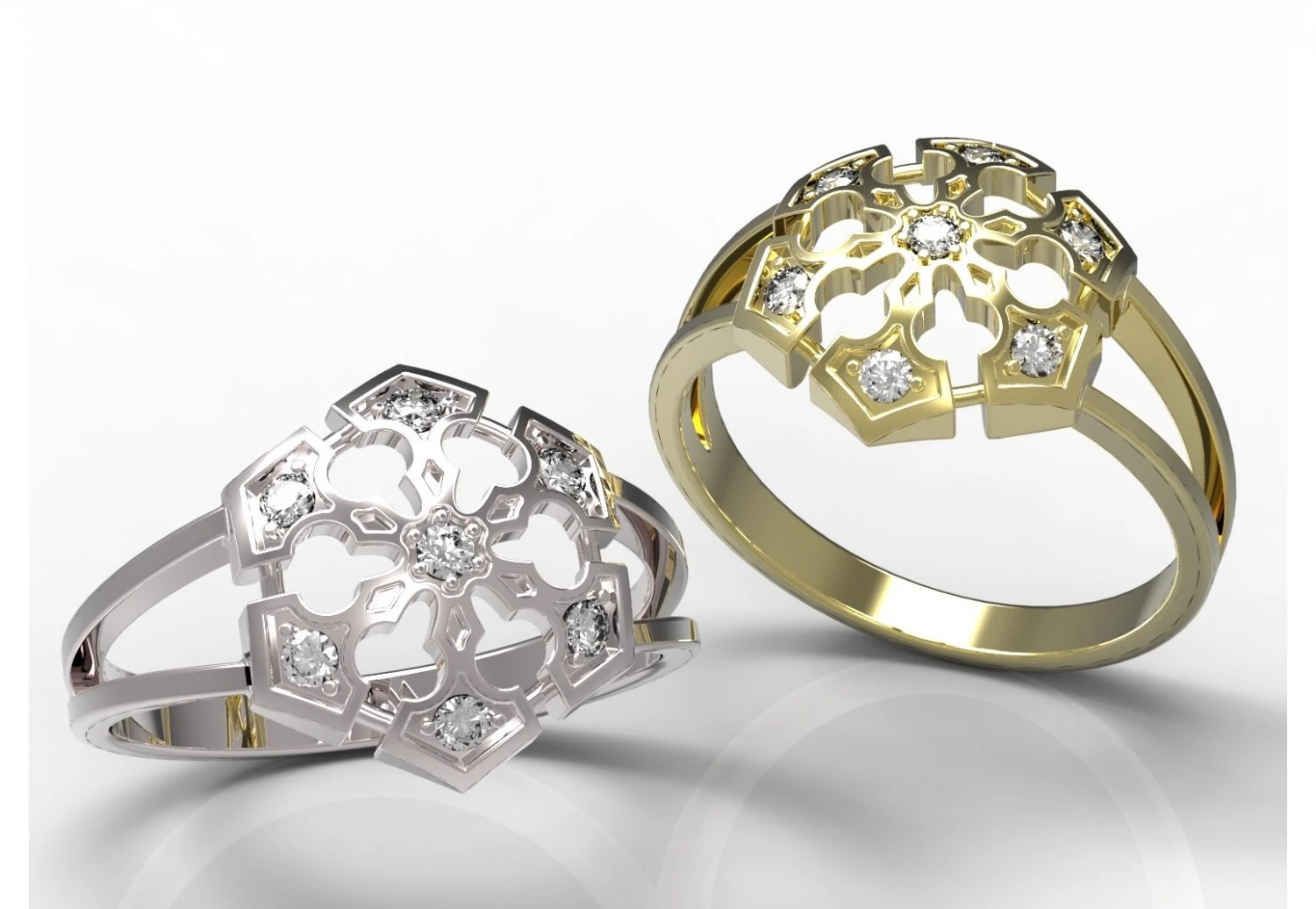 ring 81 3D Print Model .c4d .max .obj .3ds .fbx .stl .blend 