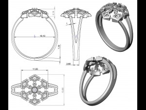 ring 81 Modelo de Impressão 3D