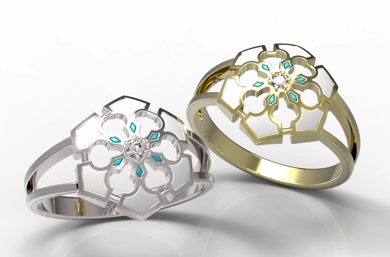 ring 82 3D Print Model .c4d .max .obj .3ds .fbx .stl .blend 
