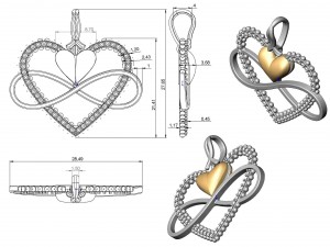 pendant 83 3D-Druckmodell