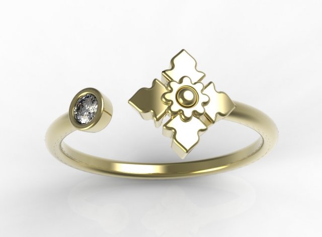 ring 88 3D Принт Модель .c4d .max .obj .3ds .fbx .stl .blend 