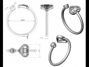 ring 89 3D Print Model