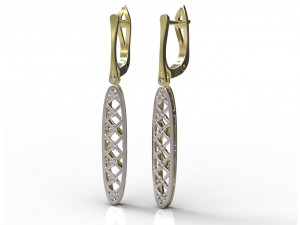 earrings 93 3Dプリントモデル