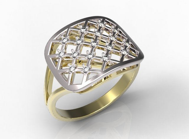 ring 96 3D Baskı Modeli .c4d .max .obj .3ds .fbx .stl .blend 