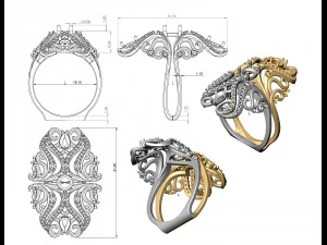 anello 98 Modello di stampa 3D