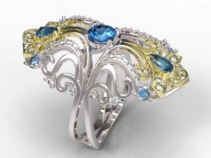 anel 99 Modelo de Impressão 3D