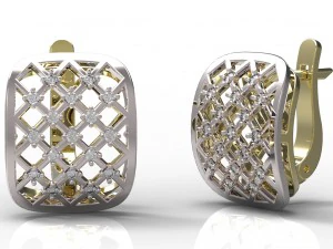 pendientes 96 Modelo de impresión 3D