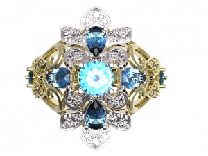ring 100 3D 프린트 모델