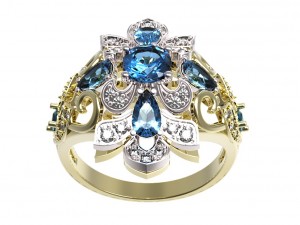 ring 100 3D 프린트 모델