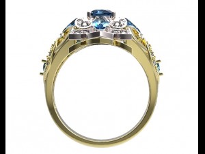 ring 100 3D 프린트 모델
