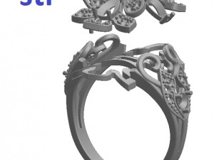 ring 100 3D 프린트 모델
