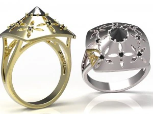 anillo 102 Modelo de impresión 3D