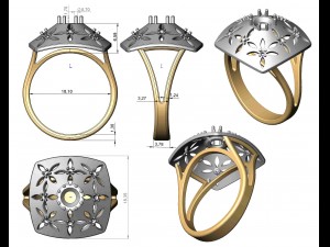 ring 102 Model Cetak 3D