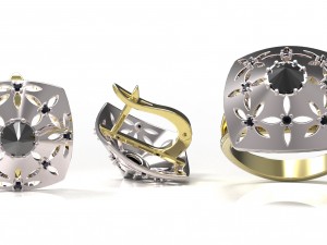 earrings 102 Modello di stampa 3D