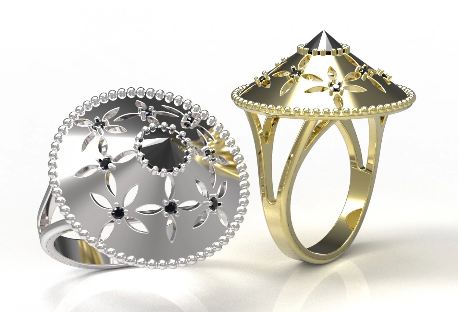 ring 103 3D Print Model .c4d .max .obj .3ds .fbx .stl .blend 