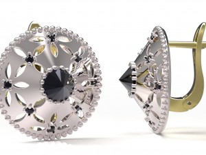 earrings 103 3D प्रिंट मॉडल