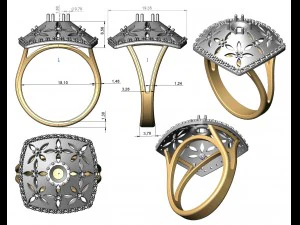 ring 104 3D Print Model