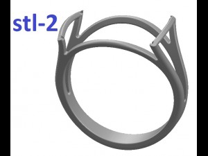 ring 104 3Dプリントモデル
