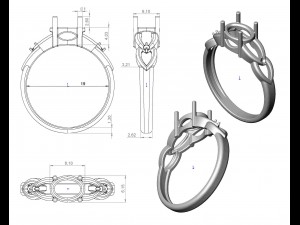 ring 108 3D-Druckmodell