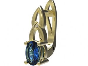 earrings 108 3D-Druckmodell