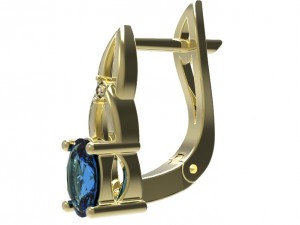 earrings 108 3D-Druckmodell