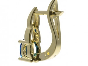 earrings 108 3D-Druckmodell