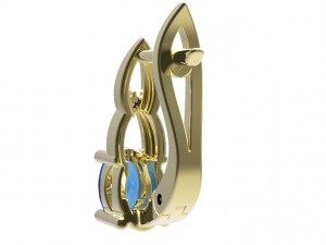 earrings 108 3D-Druckmodell