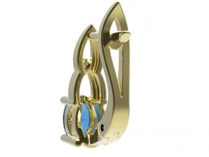 earrings 108 3D Print Model