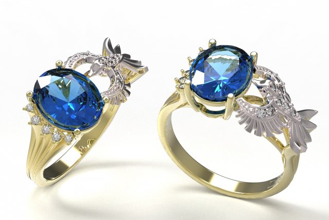 ring 109 3D-printmodel .c4d .max .obj .3ds .fbx .stl .blend 