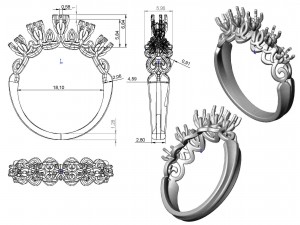 ring 114 3D-printmodel