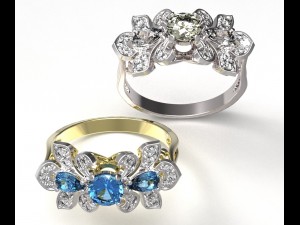 ring 116 3Dプリントモデル