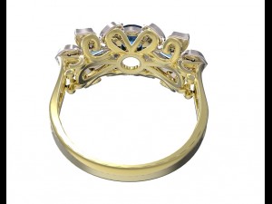ring 116 3Dプリントモデル