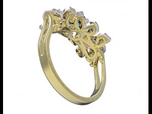 ring 116 3D Print Model