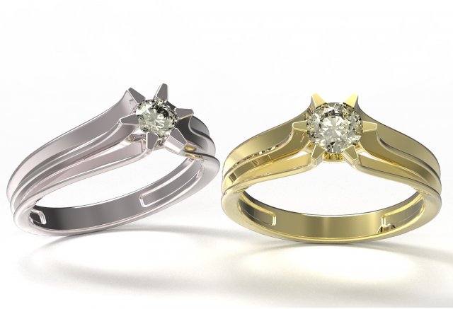 ring 117 Modello di stampa 3D .c4d .max .obj .3ds .fbx .stl .blend 