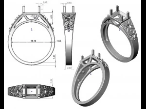 ring 122 3D Print Model