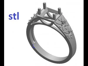 ring 122 3D Print Model