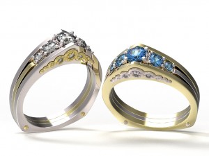 ring 123 3D 프린트 모델