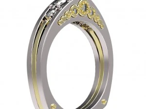 ring 123 3D Print Model