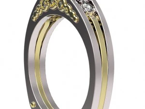 ring 123 3D Print Model