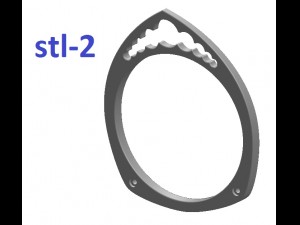 ring 123 3D 프린트 모델