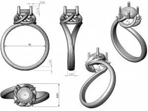 ring 124 Modello di stampa 3D