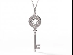 key pendant 125 3D Print Model