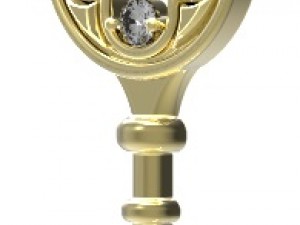 key pendant 125 Modello di stampa 3D